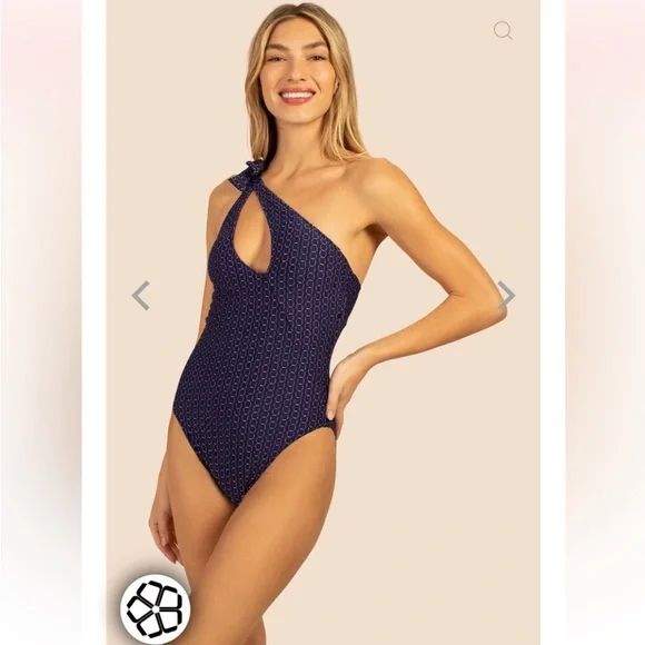 NWT TRINA TURK ADELINE
ASYMMETRICAL MAILLOT - Picture 5 of 10